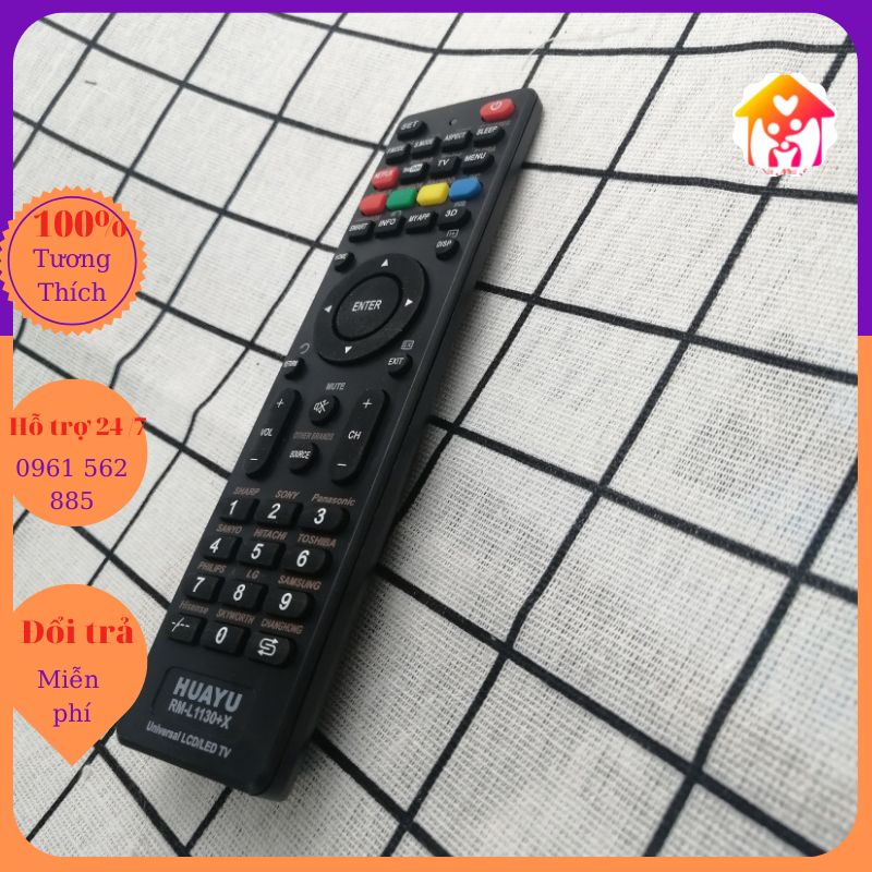 Điều Khiển Tivi Đa Năng RM-L1130+X-Remote Tivi Đa Năng Dùng Cho Tất Cả Các loại Tivi