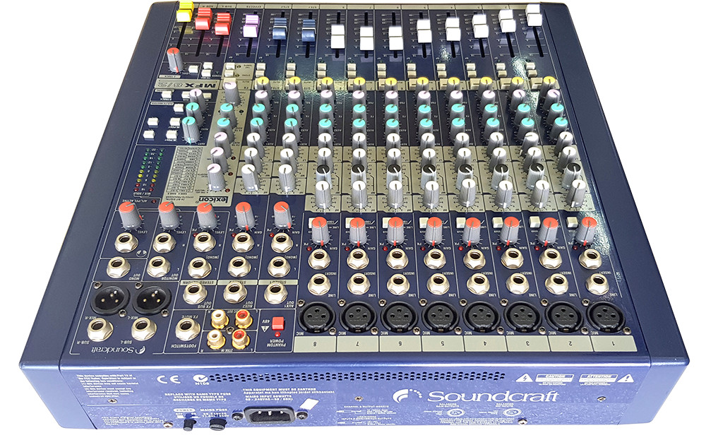 Bộ Trộn Âm Thanh Soundcraft MFX 8/2 - Hàng nhập khẩu