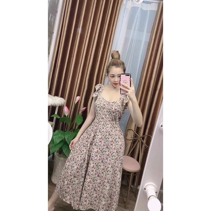 Đầm xòe maxi đi biển siêu sang trọng thời trang trẻ trung cho các nàng