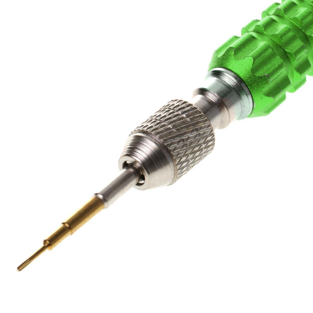 Mini Fix Cell Phone Repair Tool Kits 5 in 1 Screwdriver Set Point Star Green