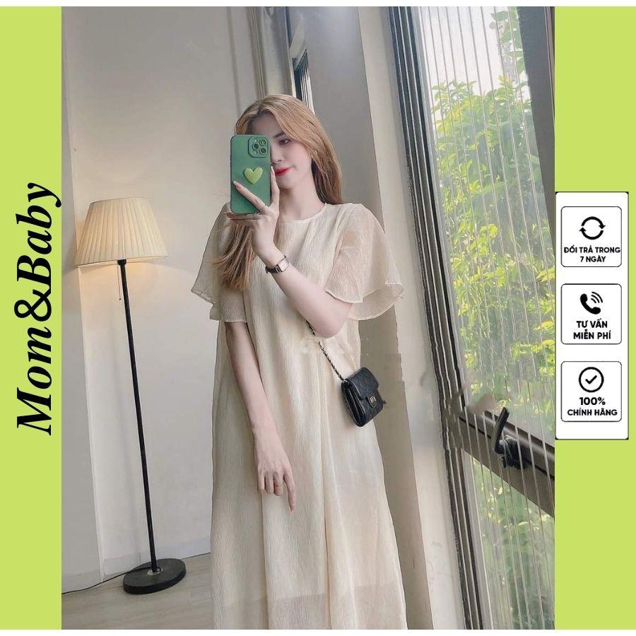 Váy bầu xuông thời trang thiết kế công sở xinh xắn M558 mặc đi chơi đi làm Mom and Baby