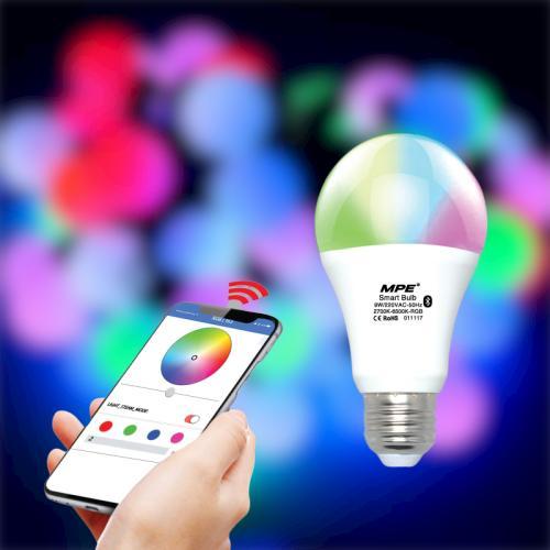 ĐÈN LED BULB SMART MPE 9W WIFI ĐỔI MÀU