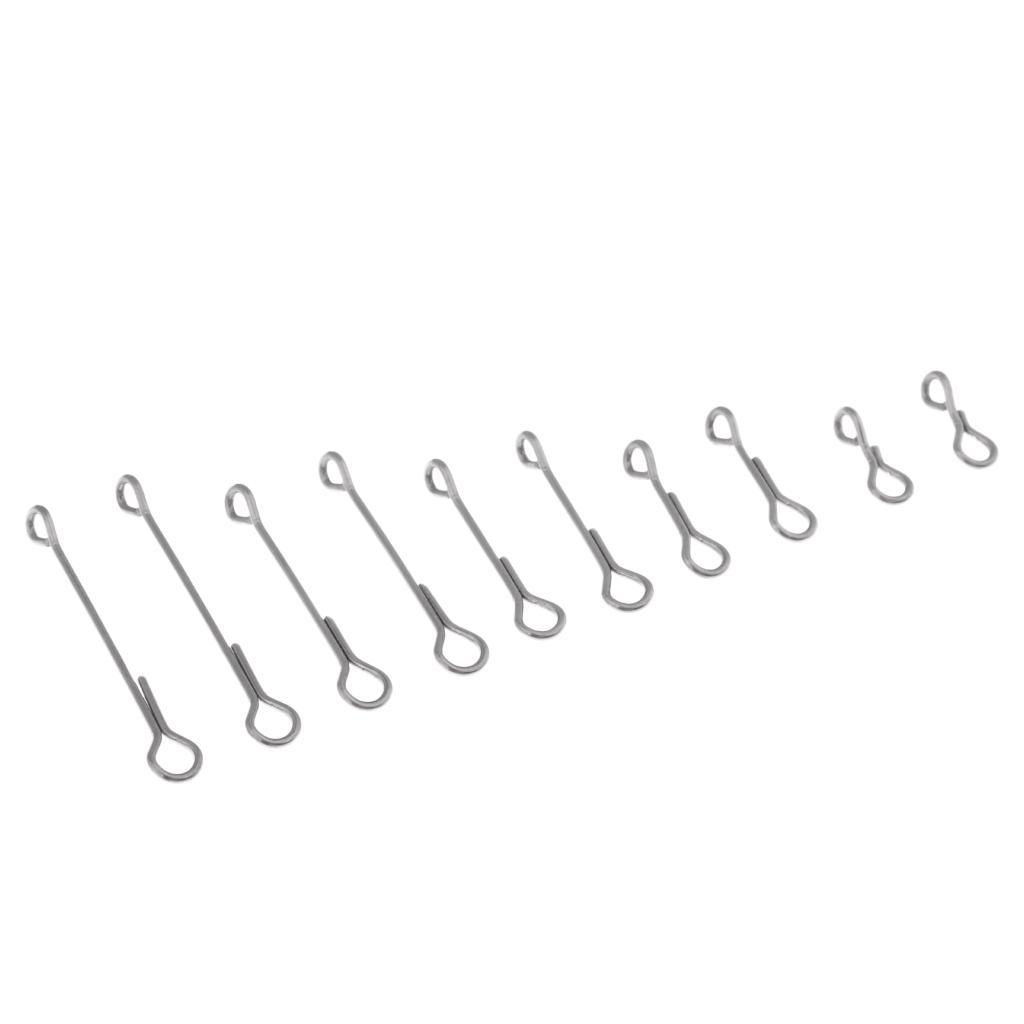 10pcs/set   Skull Articulated Shank   Spine for Fly Tying
