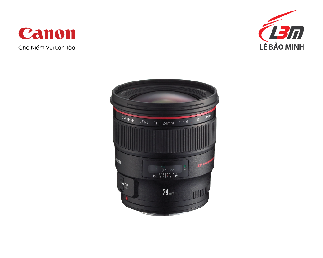 Ống kính Canon EF 24mm f/1.4L II USM - Hàng Chính Hãng