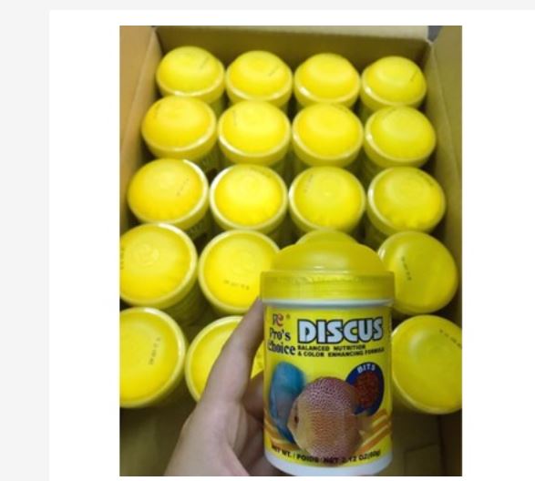Thức ăn cá dĩa Discus Pro's Choice bit's cung cấp dinh dưỡng hỗ trợ cá lên màu
