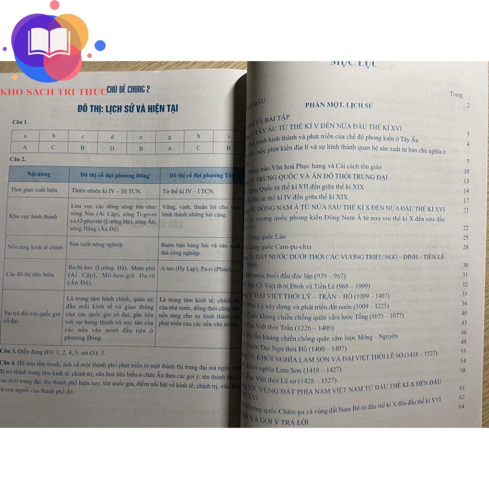Sách - Bài tập phát triển năng lực Lịch Sử và Địa Lí 7