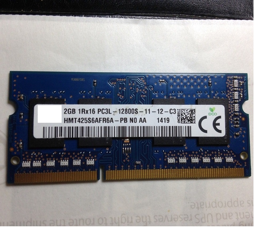 Ram Laptop 2GB DDR3L bus 1600 (12800S) dùng cho laptop