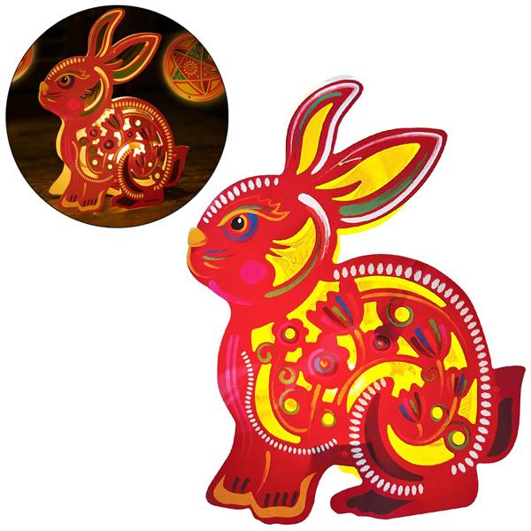 Lồng Đèn Trang Trí - Ký Ức Tuổi Thơ - Hình Thỏ Mini - Happy Kibu KB00224-003