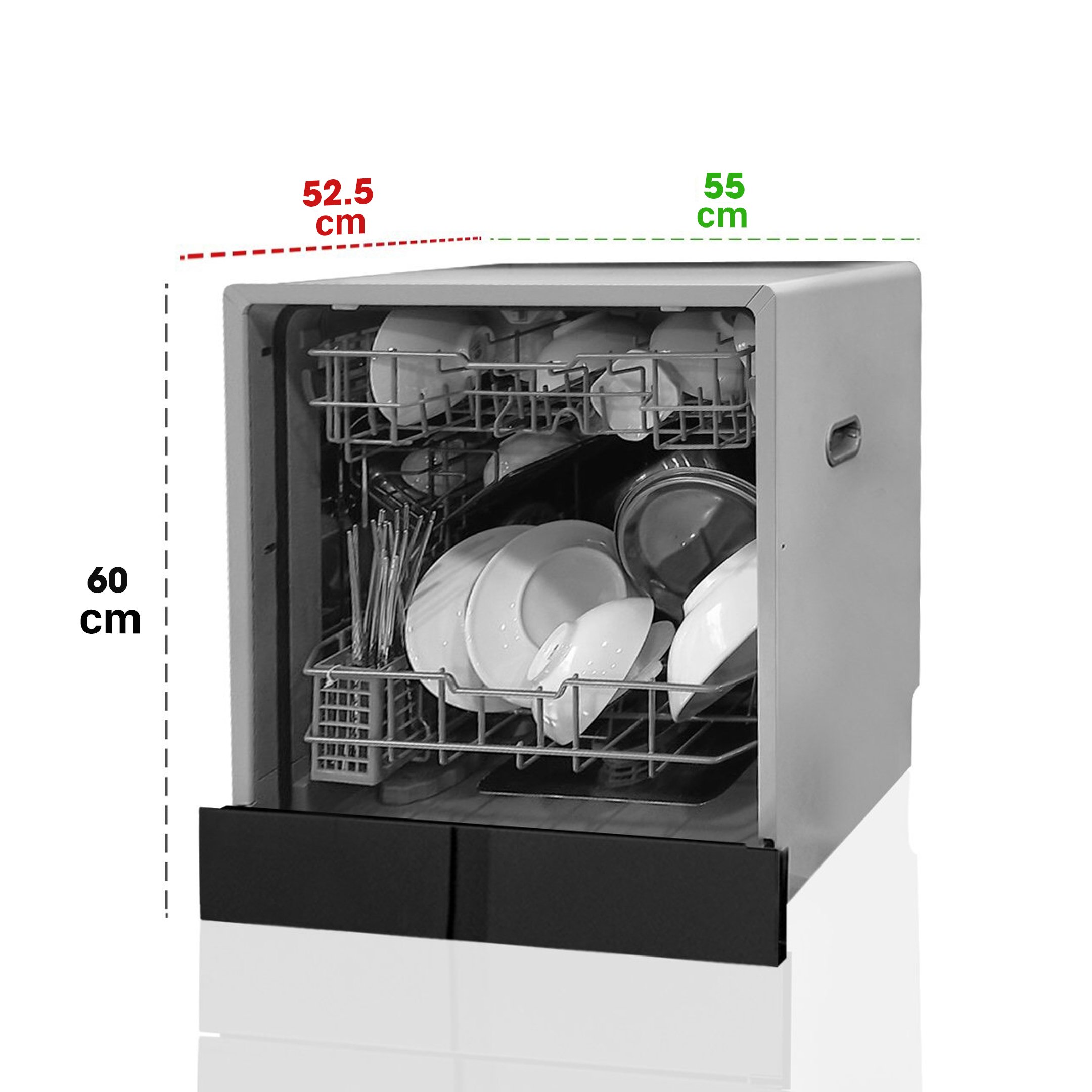 Máy rửa bát FJVN08-S10TB-Hàng chính hãng