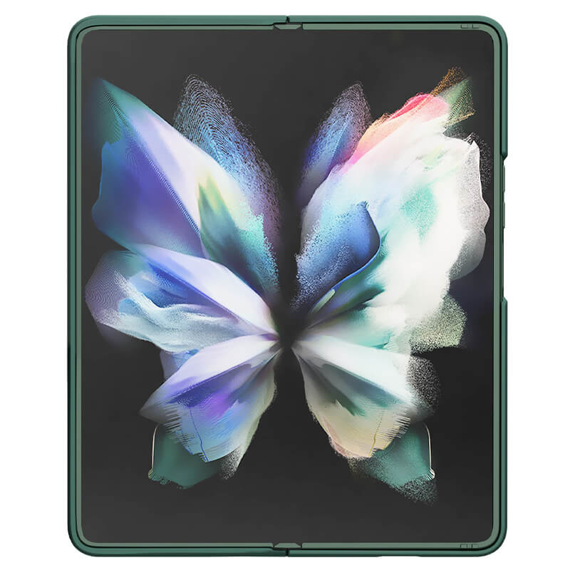 Ốp lưng chống sốc silicon cho Samsung Galaxy Z Fold 3 bảo vệ Camera hiệu Nillkin Camshield Silky Silicon Case - hàng nhập khẩu