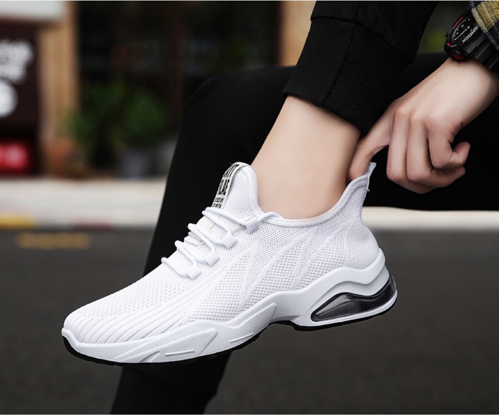 Giày nam, giày thể thao sneaker nam vải dệt lót kháng khuẩn phong cách hàn quốc QA348