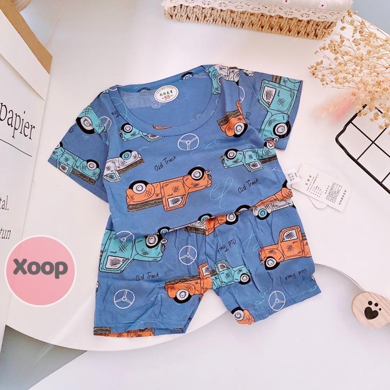 Bảng 1 !!! Bộ Cộc Tay Cotton Lạnh Hàng Quảng Châu Cực Đẹp Cho Bé Trai (1430