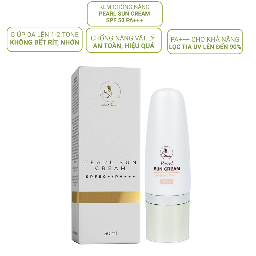 Kem Chống Nắng Pearl Sun Cream SPF 50 PA+++ Mini Garden