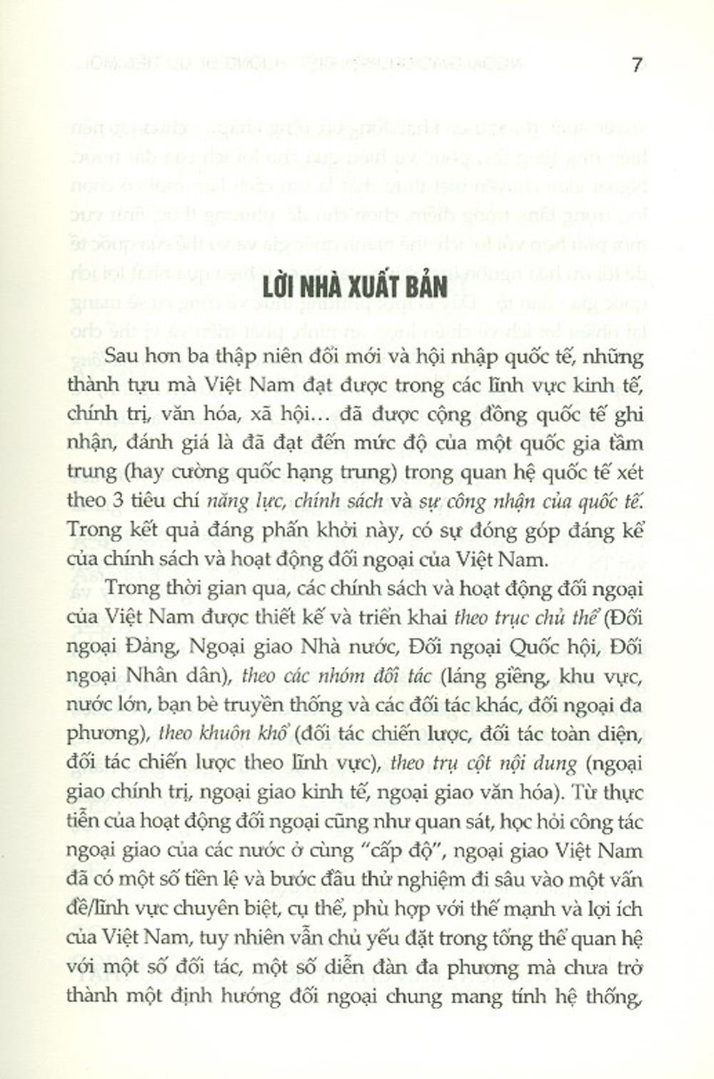 Ngoại Giao Chuyên Biệt Hướng Đi, Ưu Tiên Mới Của Ngoại Giao Việt Nam Đến Năm 2030 (Sách Chuyên Khảo)