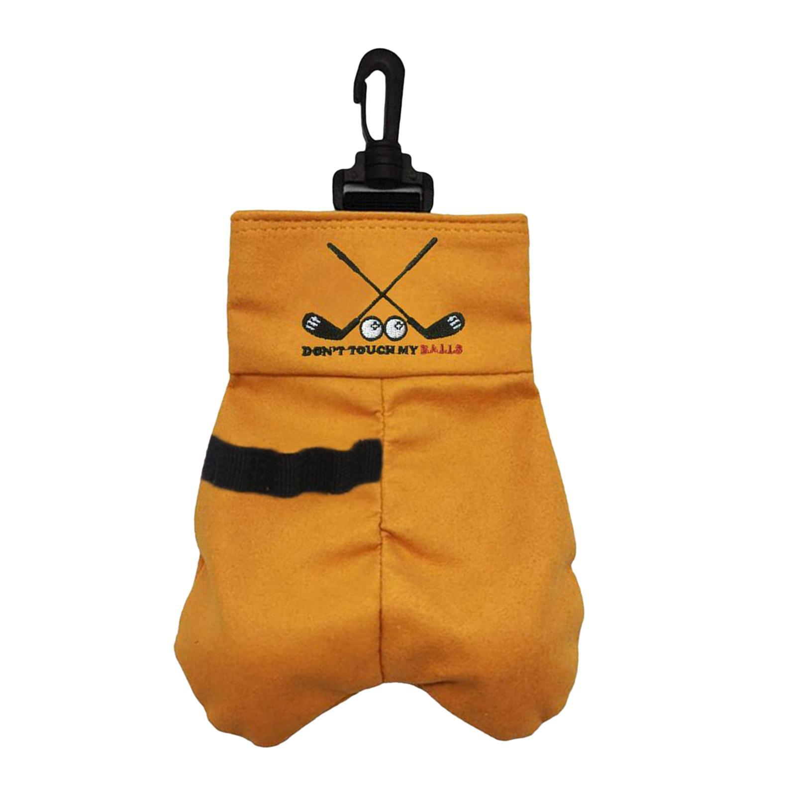 2pcs Golf Ball Storage Bag Pouch Case Waist Pack Golf Training Gift Outdoor