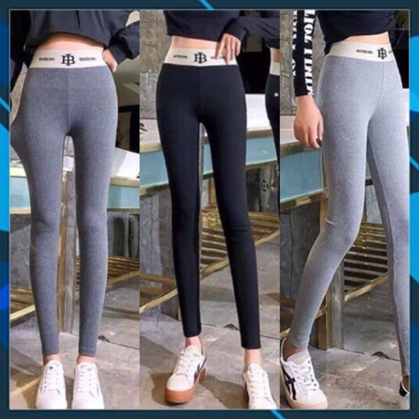 Quần legging tăm cạp chữ siêu hot