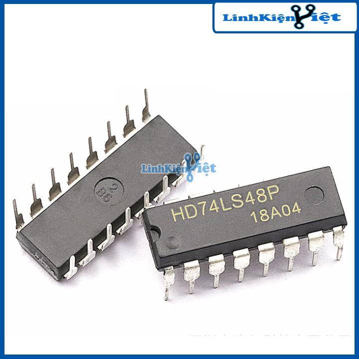 Chíp 74LS48 BCD to 7-segment Decoder/Driver DIP16