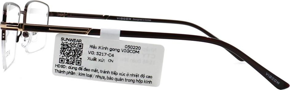 Gọng kính chính hãng Vigcom VG5217