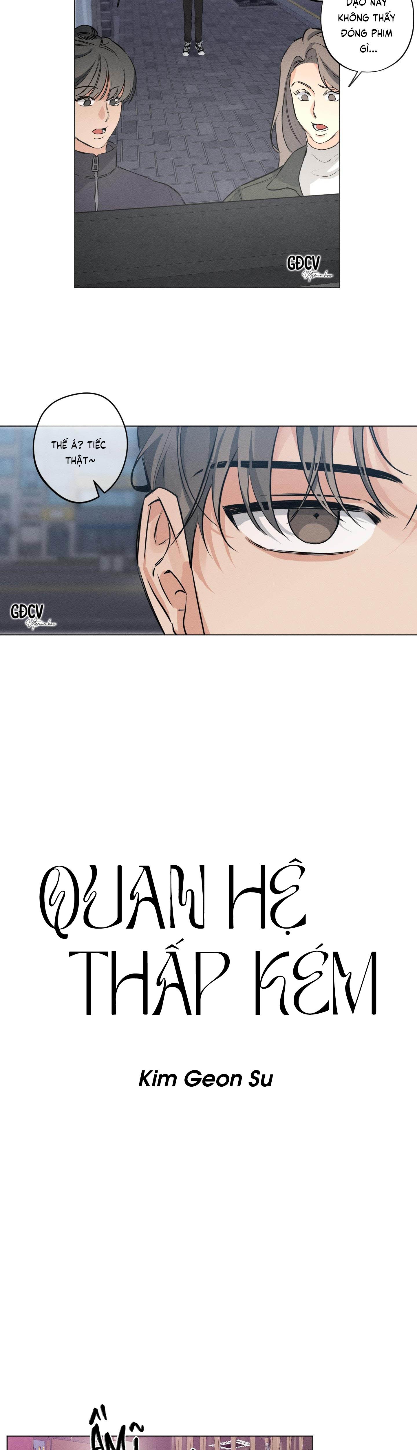 QUAN HỆ THẤP KÉM chapter 1