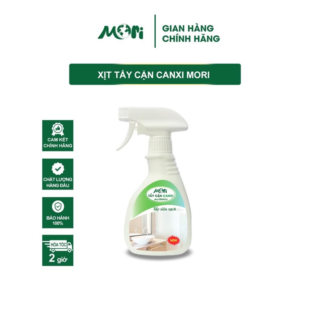 Tẩy Cặn Canxi Mori, Tẩy Kính, Vòi Sen, Bồn Sứ, Chậu Tắm, Gạch Men, Gương Soi - Thương Hiệu Việt Nam, Công Nghệ Nhật Bản