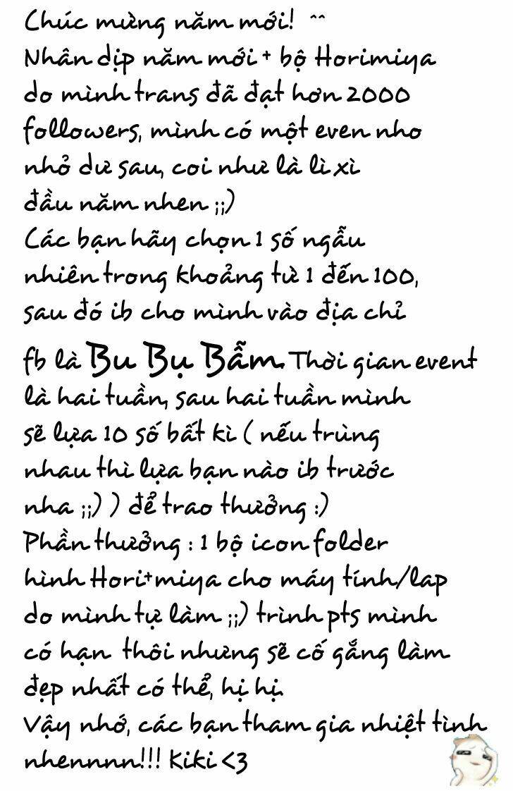 chuyện của hori và miyamura chapter 27 28