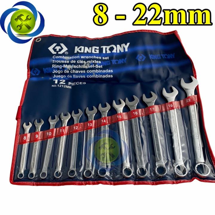 Bộ cờ lê vòng miệng 12 chi tiết Kingtony 1212MR (8-22mm)