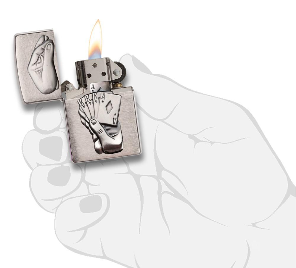 Bật Lửa Zippo Full House Emblem 29396