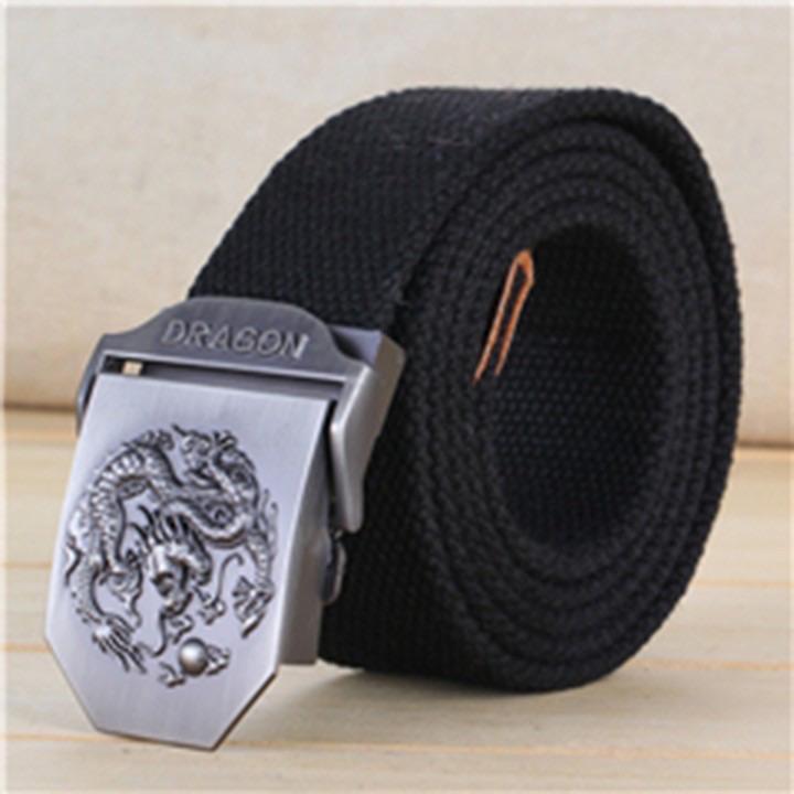 Thắt lưng dù mặt khoá Dragon - nhóm màu trơn