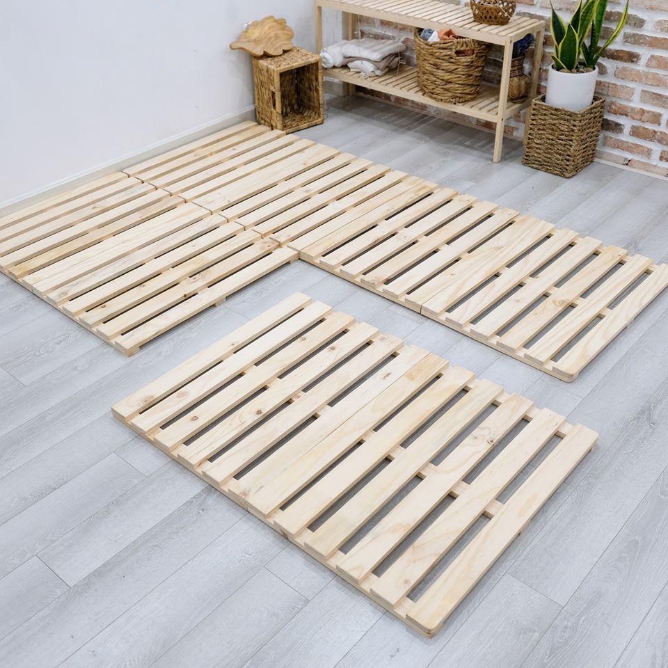 Giường ngủ Pallet gỗ thông , giường pallet