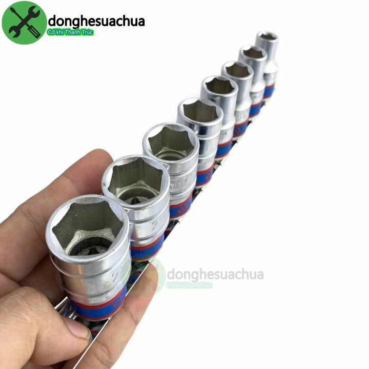 Bộ đầu tuýp 8 chi tiết 10-22mm Kingtony 4510MR loại 1/2