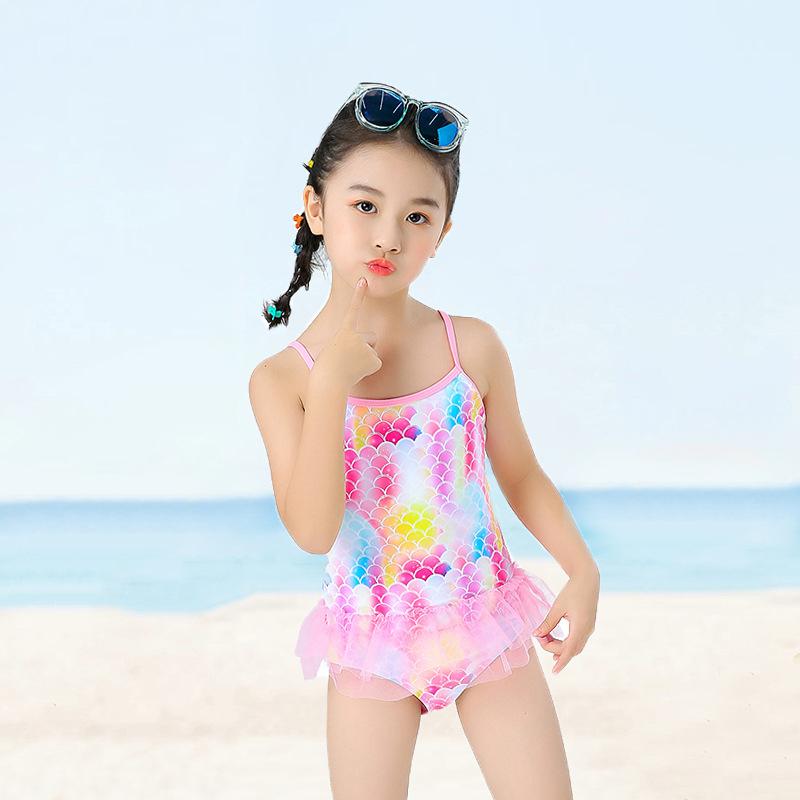 5-14 Tuổi Cô Gái Một Mảnh Tutu Đồ Bơi Trẻ Em Nàng Tiên Cá Các Bạn Nữ Tuổi Teen Áo Tắm Ít Đồ Bơi Trẻ Em Cho bé Gái Đi Biển