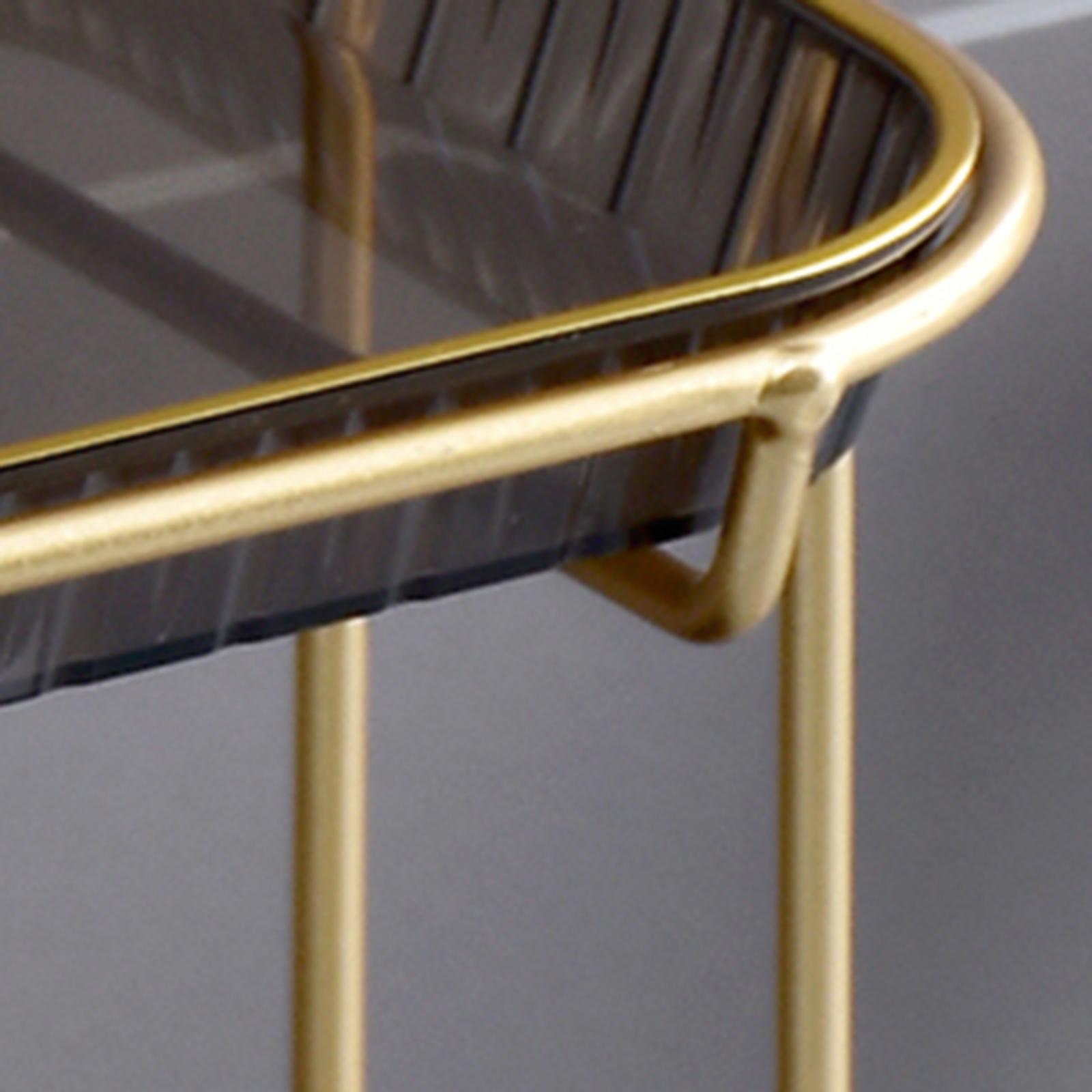 Shelf bathroom counter makeup holder display White