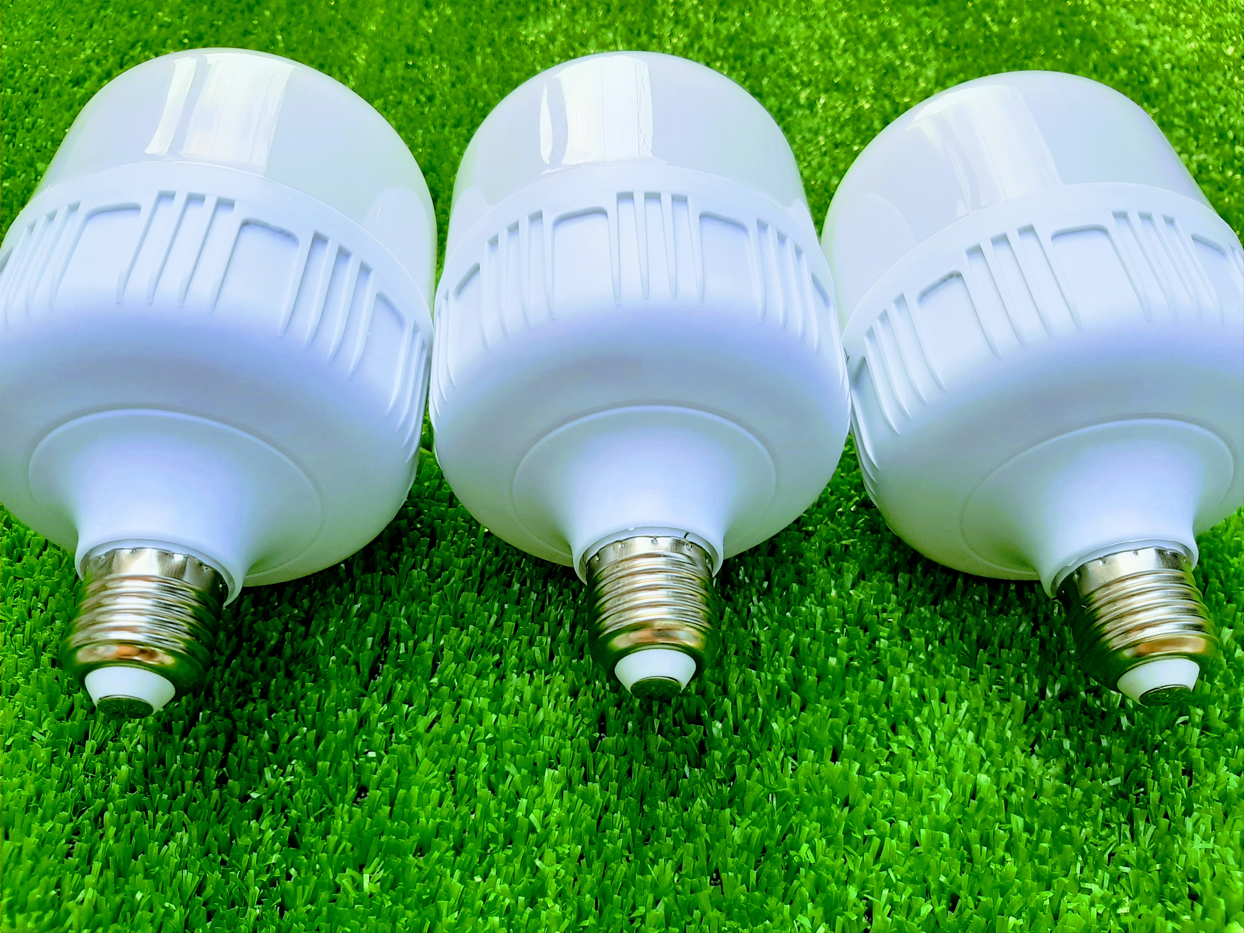 Combo 3 Bóng Đèn Led Buld Trụ 40W Ánh Sáng Trắng 6500K Tiết Kiệm Điện