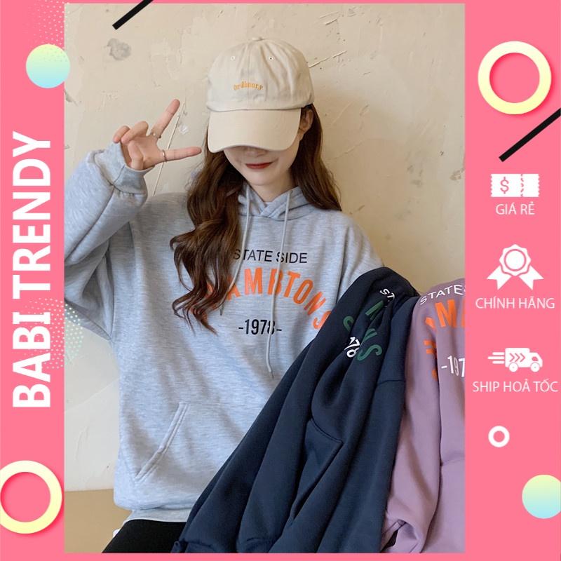 Áo hoodie nam nữ áo khoác couple Ohambtons unisex phong cách ovesize nỉ siêu đẹp Form Rộng – ST13 - babitrendy