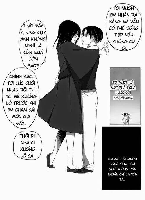 tấn công người khổng lồ - doujinshi lemi chapter 9 8