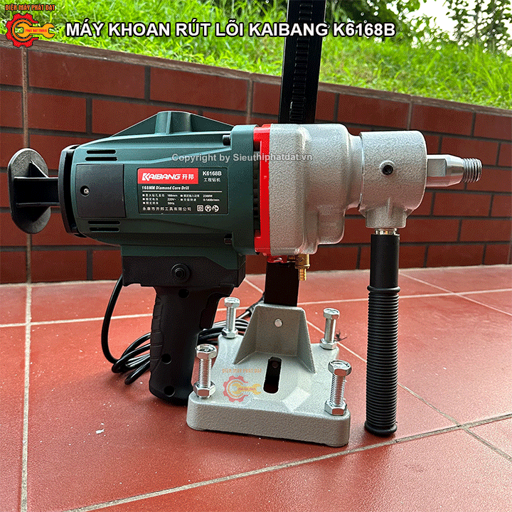 Máy Khoan Rút Lõi KAIBANG K6168B - Công Suất 2300W - Động Cơ Lõi Đồng