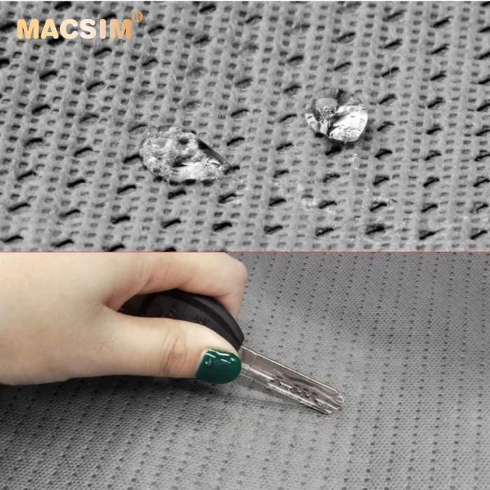 Bạt phủ ô tô chất liệu vải không dệt cao cấp thương hiệu MACSIM dành cho hãng xe Cadillac màu ghi - bạt phủ trong nhà và ngoài trời