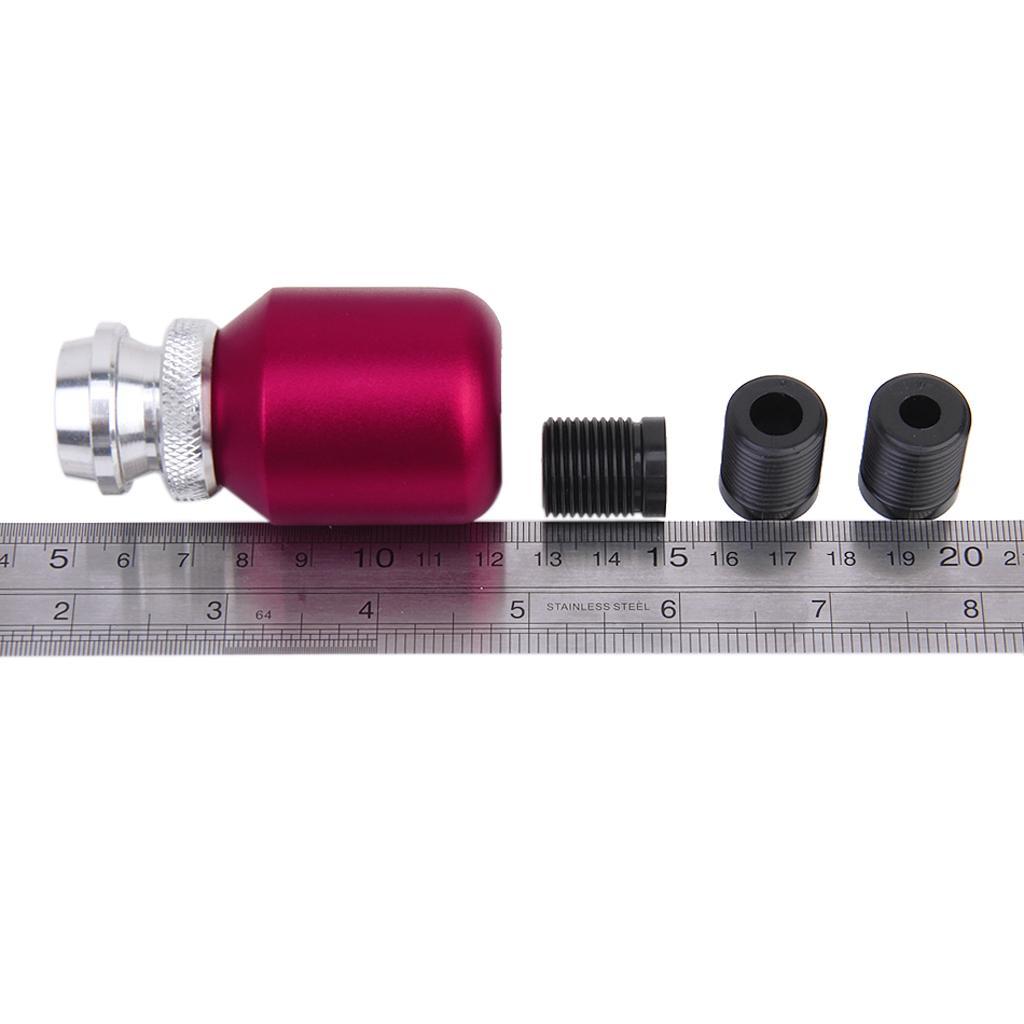 Universal Aluminum Alloy Car Gear Stick Shift Knob - Rose Red