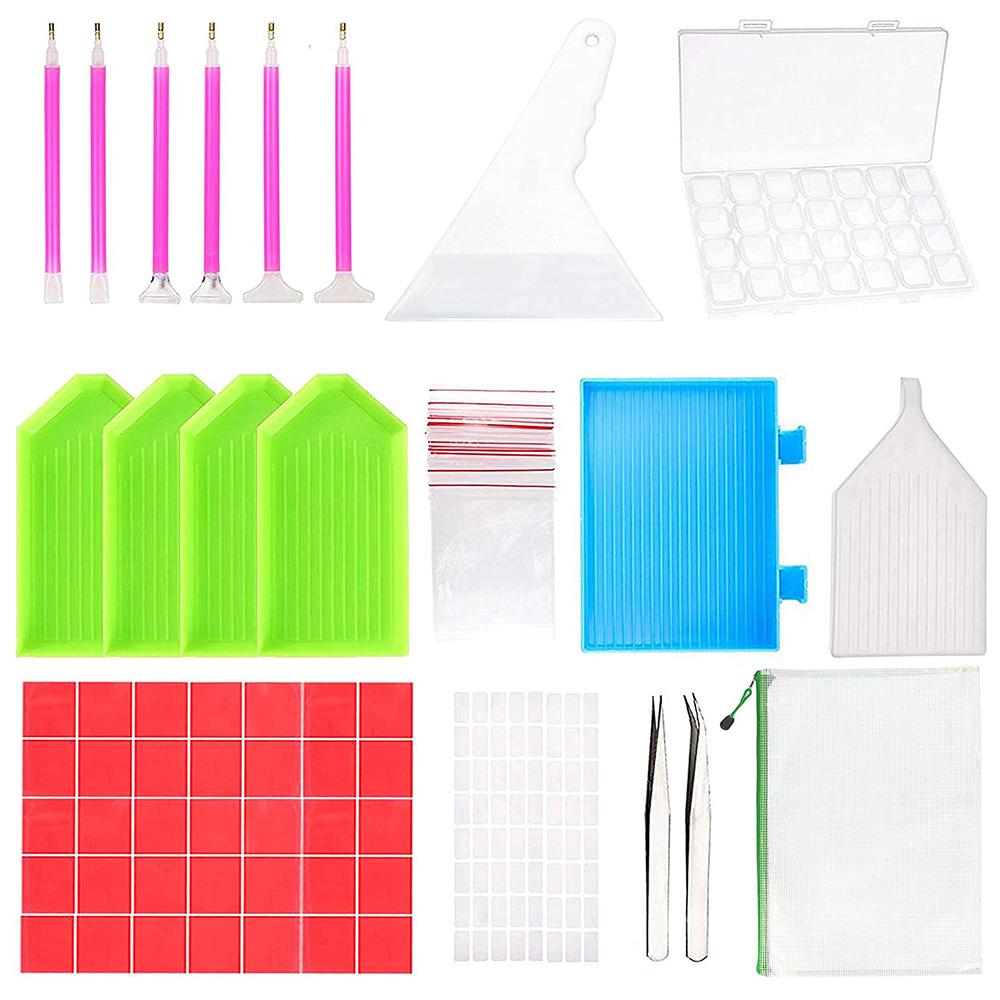 96 cái dụng cụ làm tranh kim cương