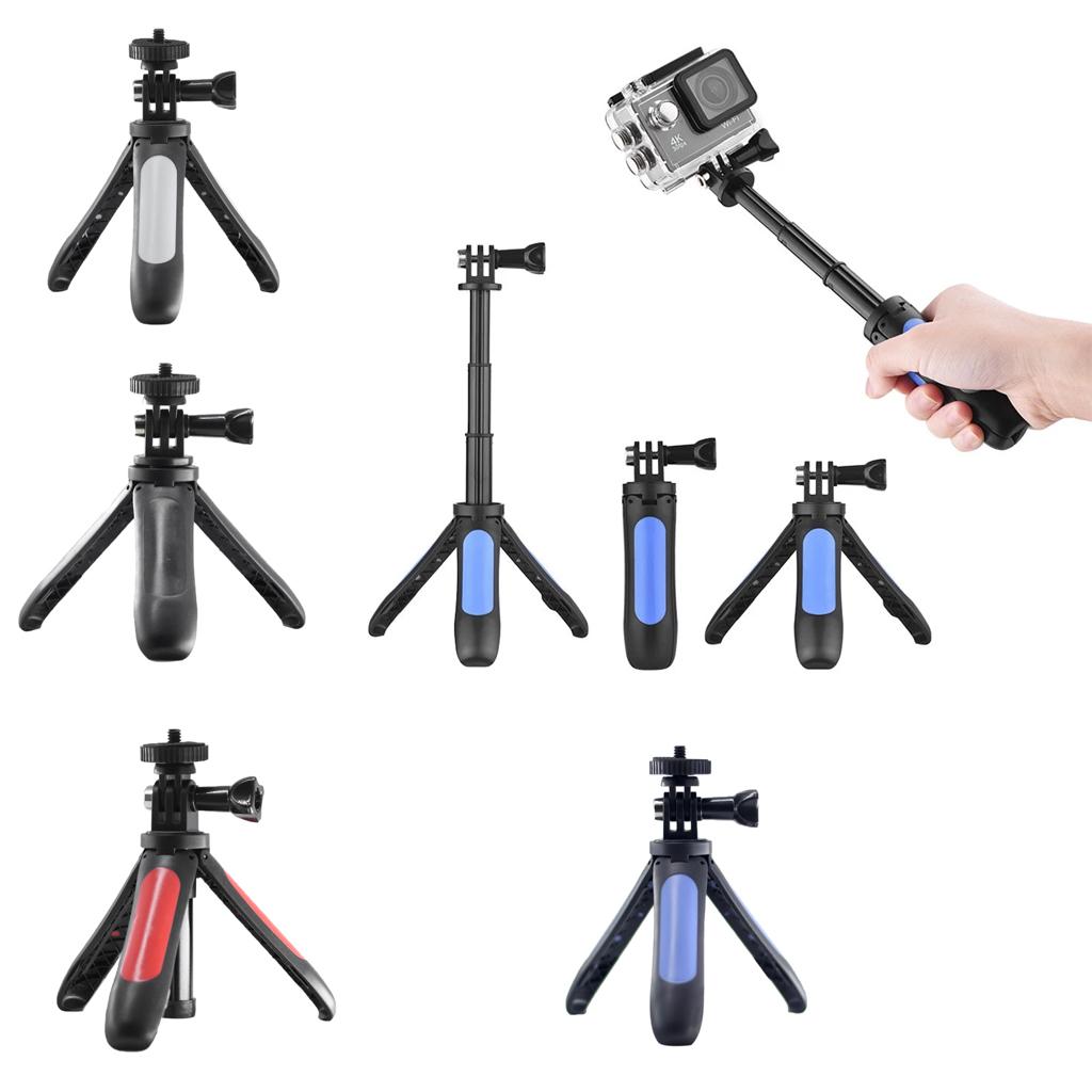 Extension Selfie Stick Mini Tripod Stand Max Loading with Phone Holders for GoPro Hero 3/5/4/3+3