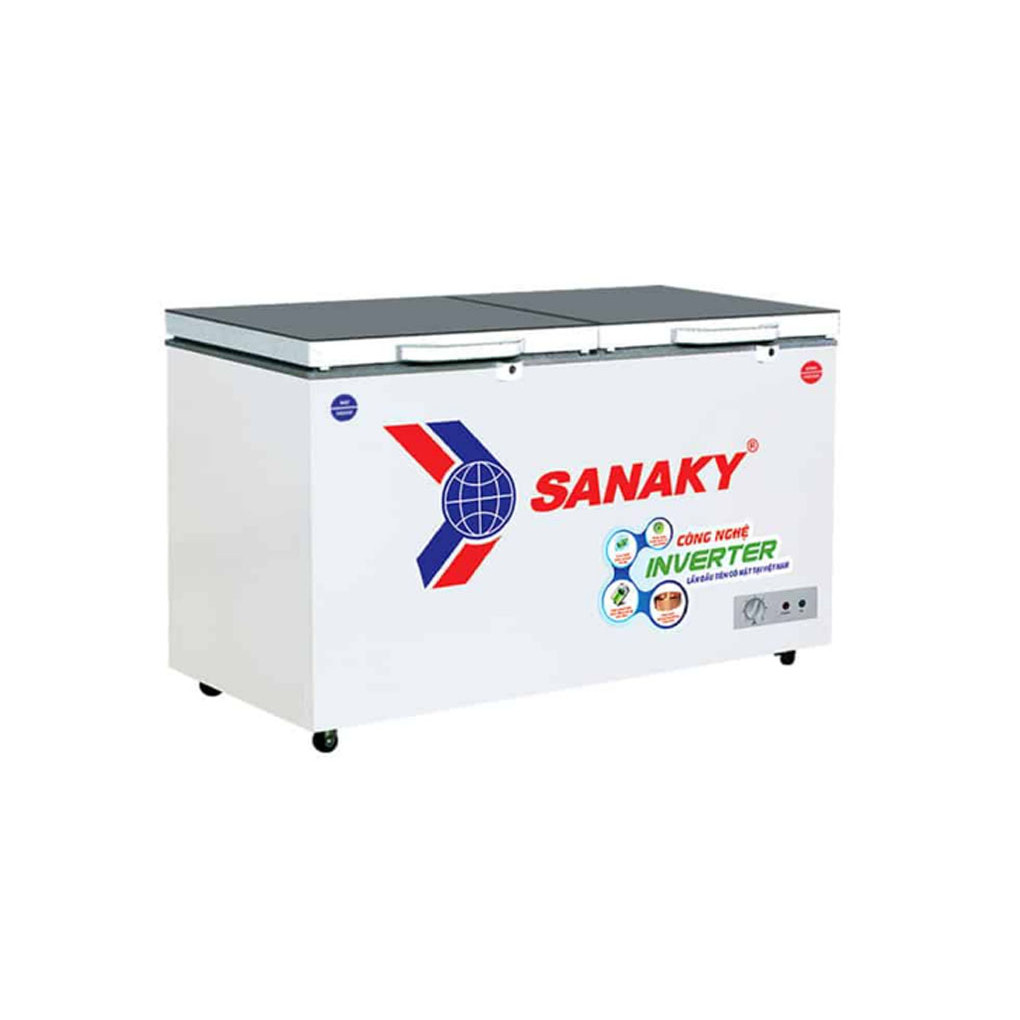 Tủ đông SANAKY Inverter 260 Lít VH3699W4K - Hàng chính hãng - Giao tại HN và 1 số tỉnh toàn quốc