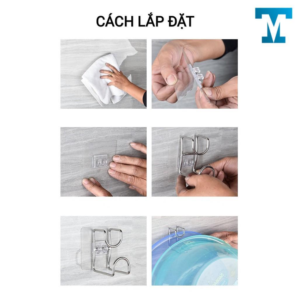 Móc treo chậu dán tường, treo thau chậu gọn gàng nhà tắm