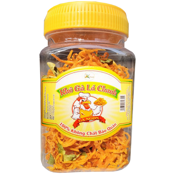 KHÔ GÀ LÁ CHANH HIỆU TÂN LỘC PHÁT - HŨ 100G