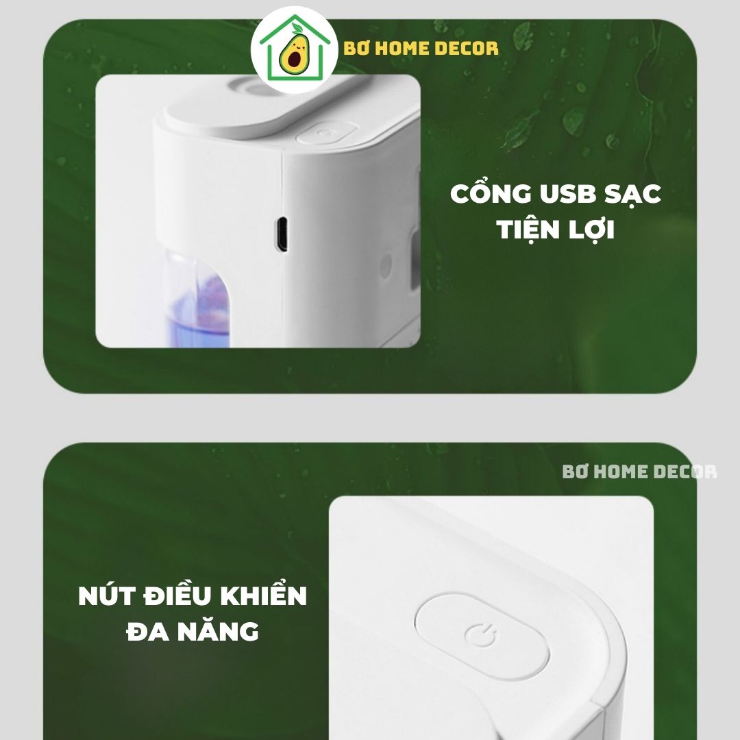 Máy xịt thơm phòng tự động, máy phun tinh dầu JD99, thể tích lớn 230ml, pin dung lượng cao 12000mAh