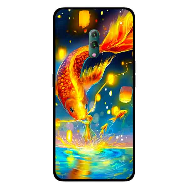 Ốp Lưng in cho Oppo K3 Mẫu Cá Chép Vàng - Hàng Chính Hãng