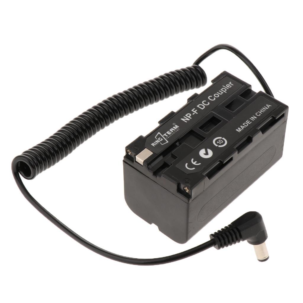NP- F970 F550  Battery DC Coupler for    LED Lights