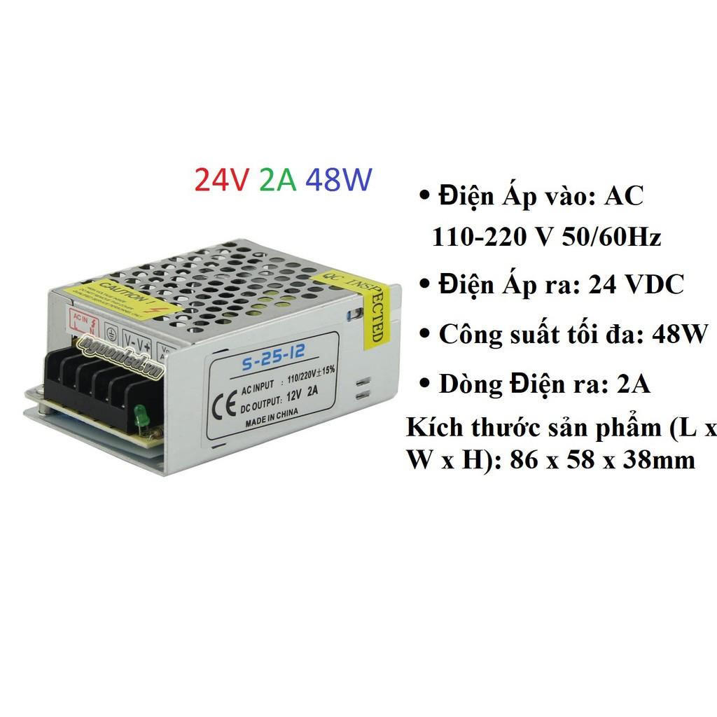 NGUỒN TỔ ONG 24V - 1A/2A/3A(24W/48W/72W)