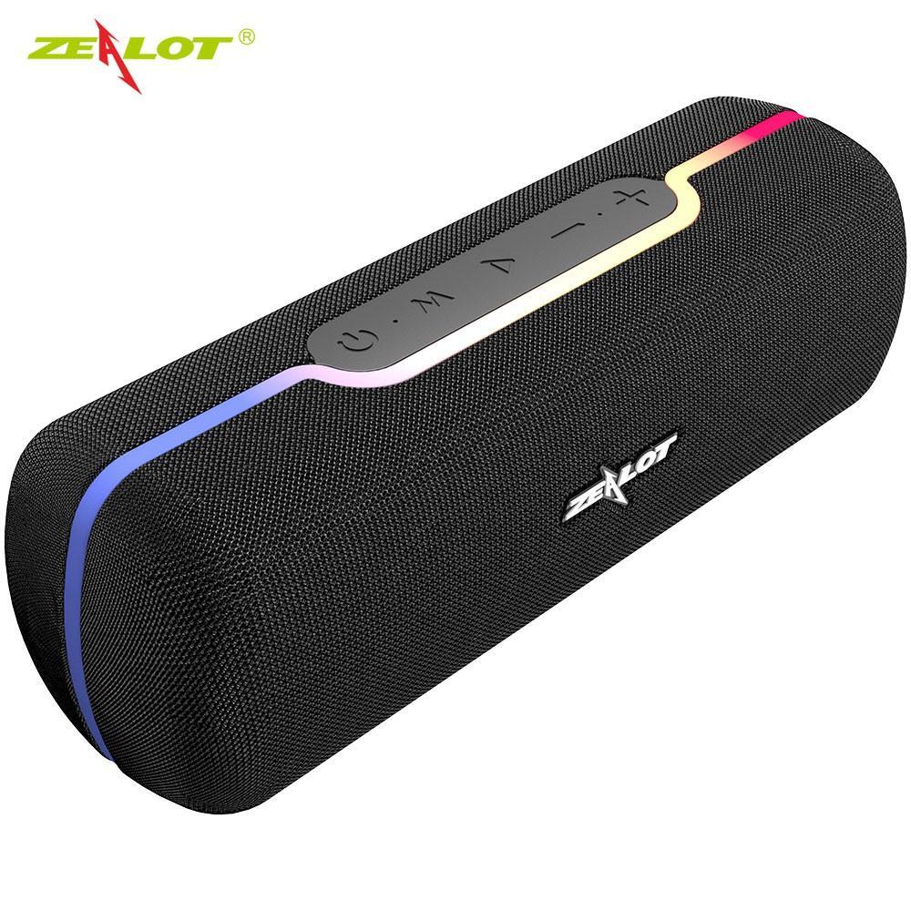Loa bluetooth Zealot S55 không dây điều khiển chạm 4 chế độ tùy chọn màu sắc