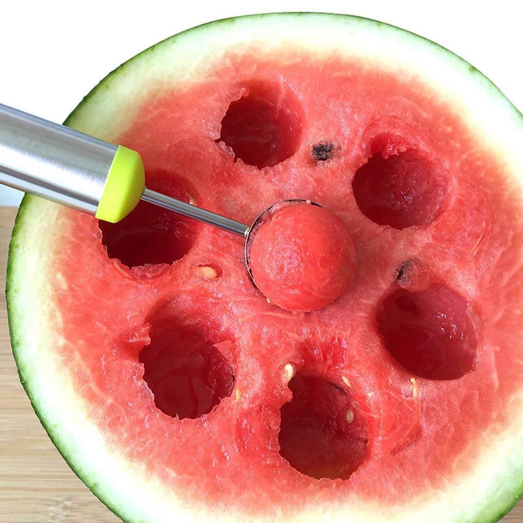 3 Piece Set Stainless Steel Melon Baller Carving Tool Fruit