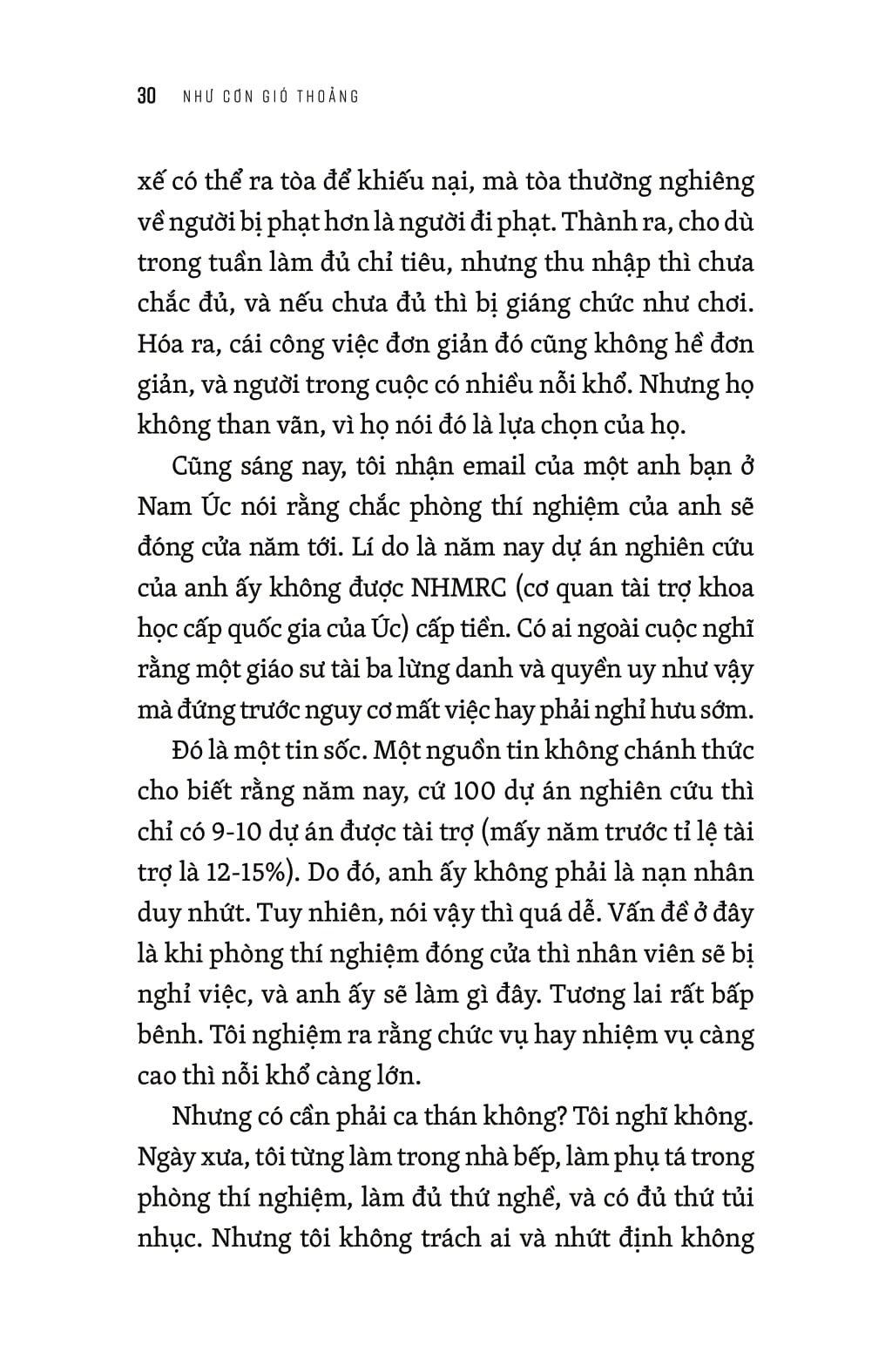 Như Cơn Gió Thoảng - Nghĩ Về Những Qui Luật Cuộc Sống